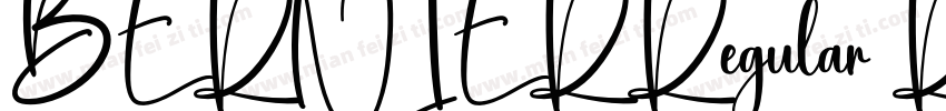 BERNIERRegular Regular字体转换